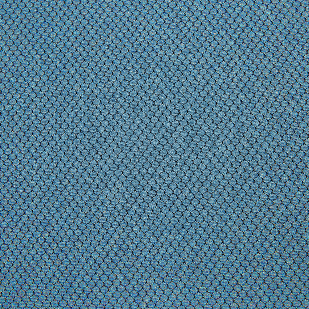 Sedia da Ufficio Scrivania Girevole in Tessuto Blu e Nero Tessuto Computer Regolabile Sedile Schienale Reclinabile