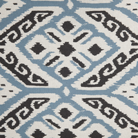 Poltrona Rivestimento in tessuto Multicolore Poggiapiedi Gambe in legno Motivo Retro Boho Soggiorno