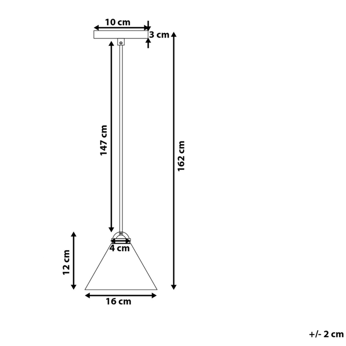 Lampadario Blu Metallo 162 cm lampada a Sospensione stile moderno