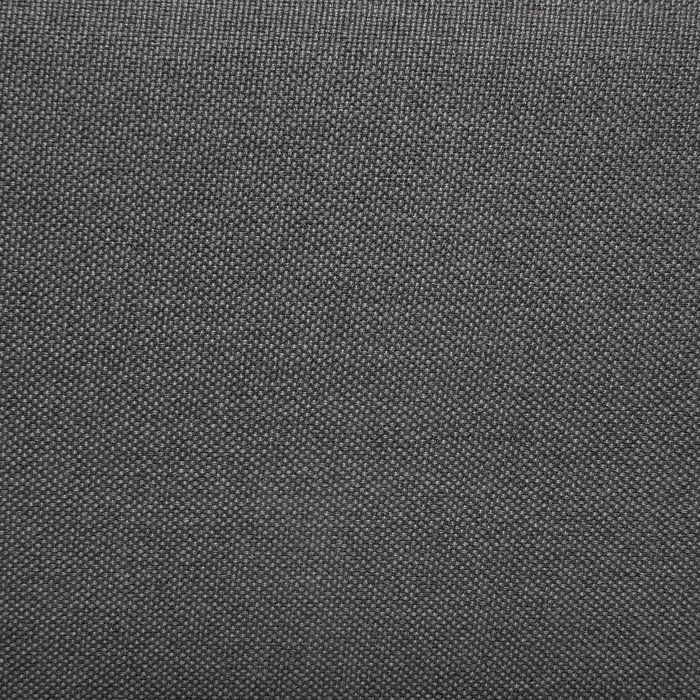 Letto Boxspring in Tessuto Grigio con Materasso a Molle 180 x 200 cm