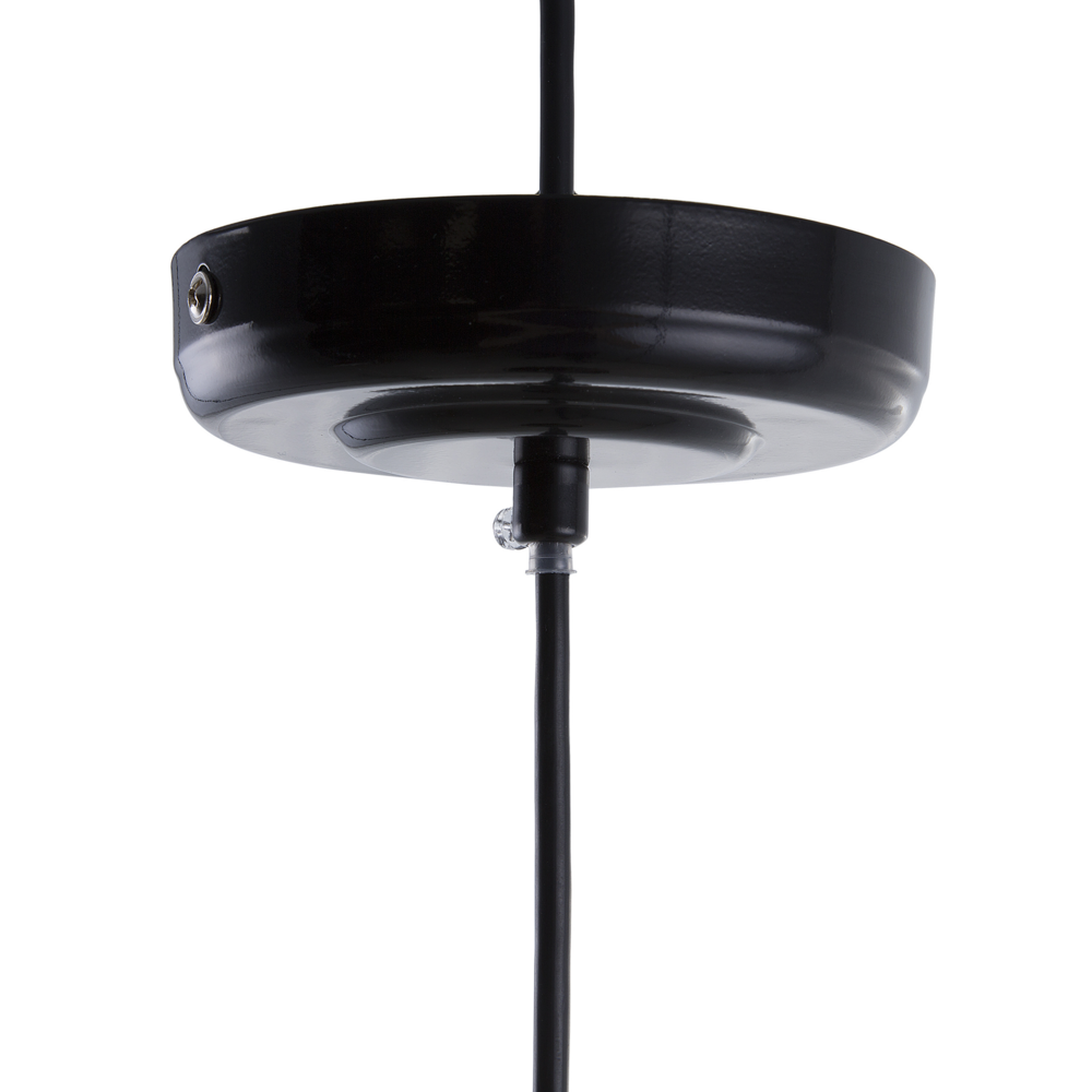 Lampada in Metallo di colore Nero con Struttura in Rame 121 cm Stile Industriale Moderno
