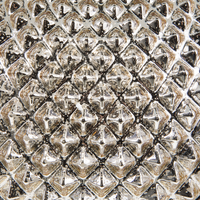 Lampada da Tavolo Metallo dorato 55H cm Paralume paralume in policotone Bianco Glam