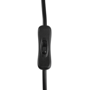 Lampada da Tavolo Metallo dorato 55H cm Paralume paralume in policotone Bianco Glam