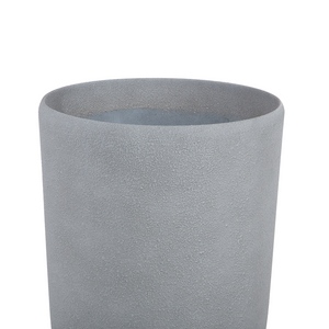 Vaso per fiori Fioriera alta in pietra grigia 58 x ø 31 cm Accessori decorativi per interni e esterni moderni e minimalisti