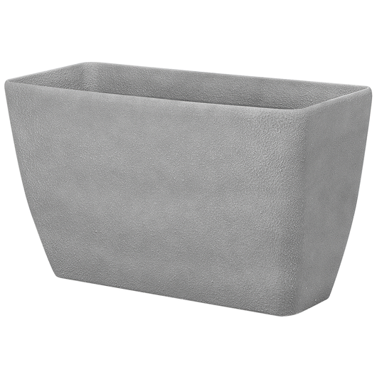 Vaso per fiori Fioriera in pietra grigia 74 x 32 x 45 cm Accessori per interni e interni moderni e minimalisti