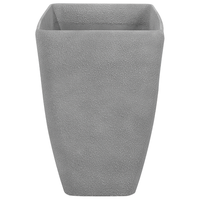 Vaso per fiori Fioriera in pietra grigia 74 x 32 x 45 cm Accessori per interni e interni moderni e minimalisti