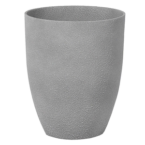 Vaso per piante in pietra grigia in poliresina 35 x 35 x 42 cm per interni ed esterni