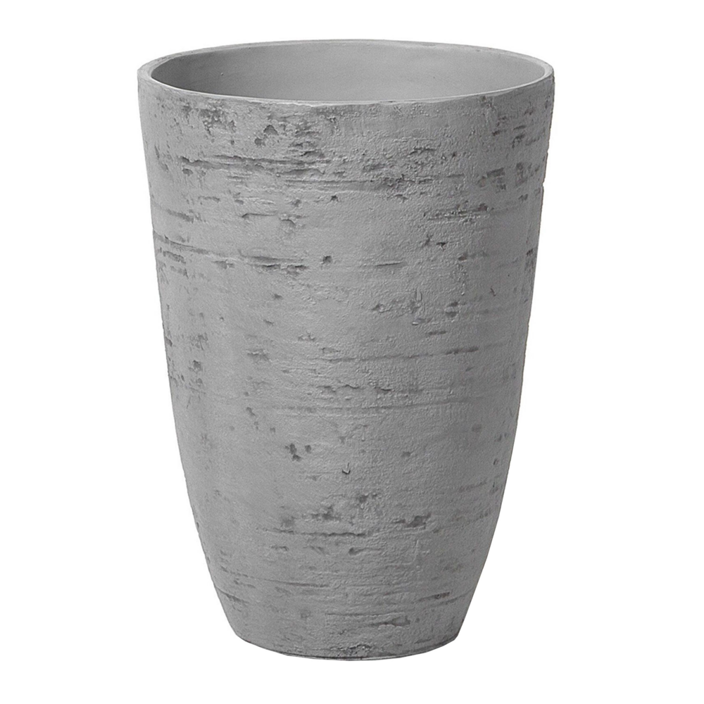 Vaso per piante in pietra di colore 35 x 35 x 50 cm per interni ed esterni giardino terrazzo