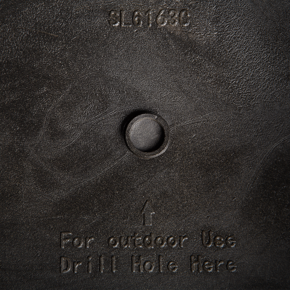 Vaso per piante in pietra di colore beige 43 x 43 x 60 cm per interni ed esterni giardino terrazzo