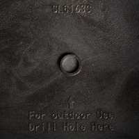 Vaso per piante in pietra di colore beige 51 x 51 x 71 cm per interni ed esterni