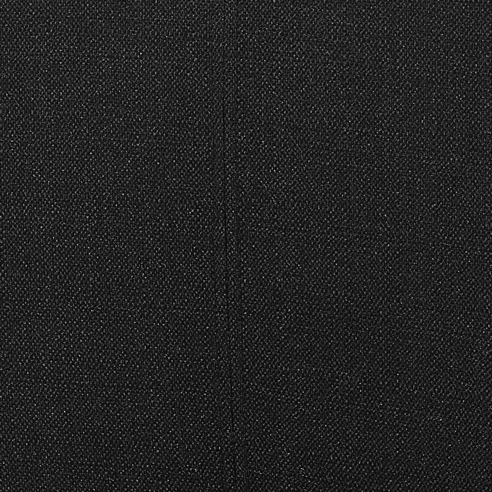 Set di 2 sedie da pranzo con sedile imbottito in tessuto nero e legno chiaro con schienale alto