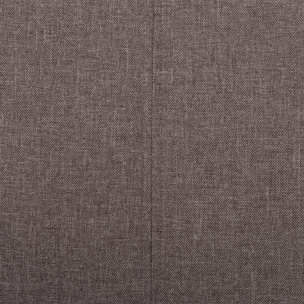 Set di 2 sedie da pranzo con sedile imbottito in tessuto beige e legno chiaro con schienale alto