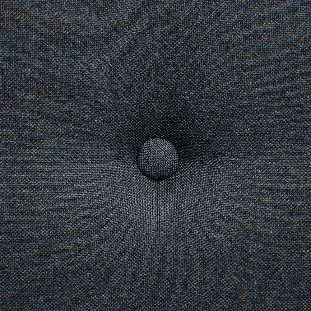 Divano Letto Grigio Scuro 3 Posti Seduta Con Bottoni Click Clack