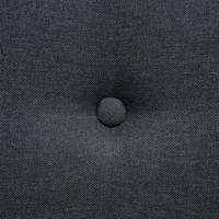 Divano Letto Grigio Scuro 3 Posti Seduta Con Bottoni Click Clack