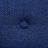 Divano Letto Blu 3 Posti Seduta Con Bottoni convertibile Click Clack