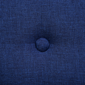 Divano Letto Blu 3 Posti Seduta Con Bottoni convertibile Click Clack