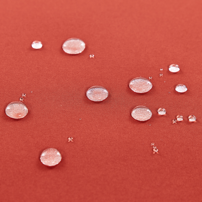 Cuscino per panca da giardino impermeabile rosso mattone 169 x 50 cm materiale impermeabile