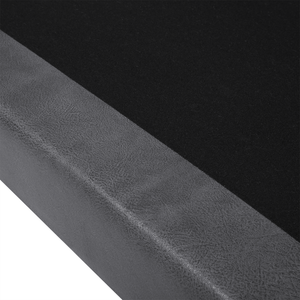 Divano grigio 3 posti in similpelle gambe in legno classico soggiorno