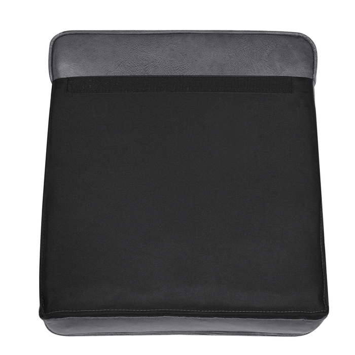 Divano grigio 3 posti in similpelle gambe in legno classico soggiorno