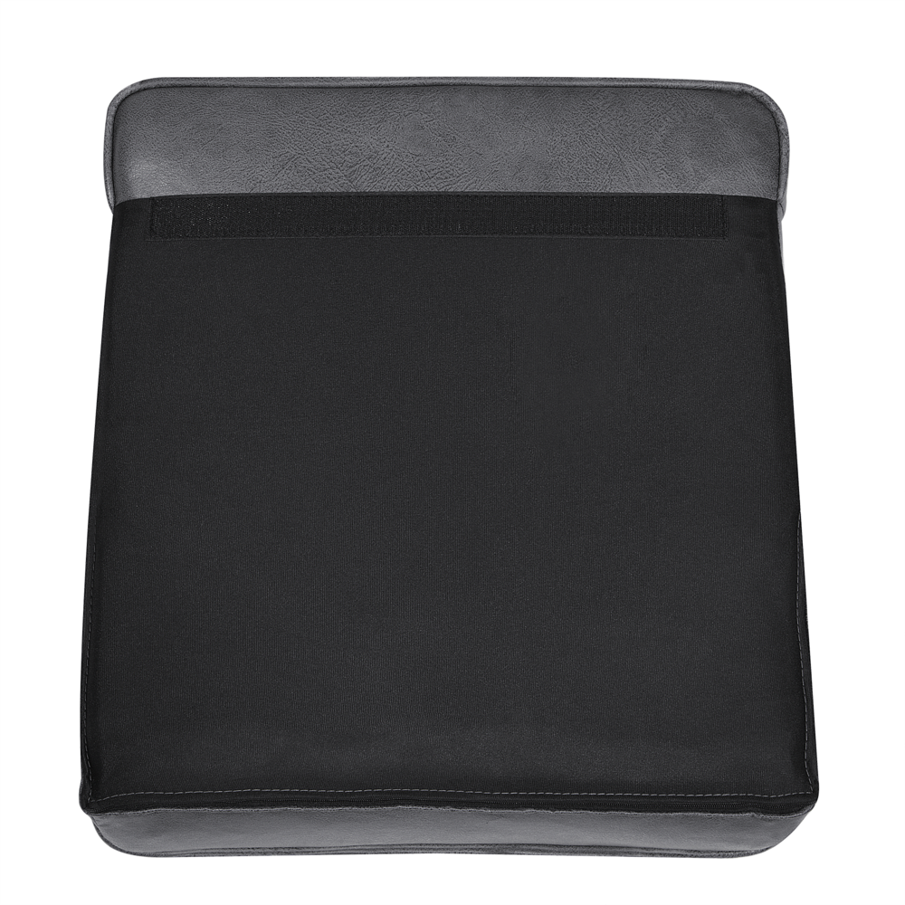 Divano grigio 2 posti in Similpelle gambe in legno classico soggiorno