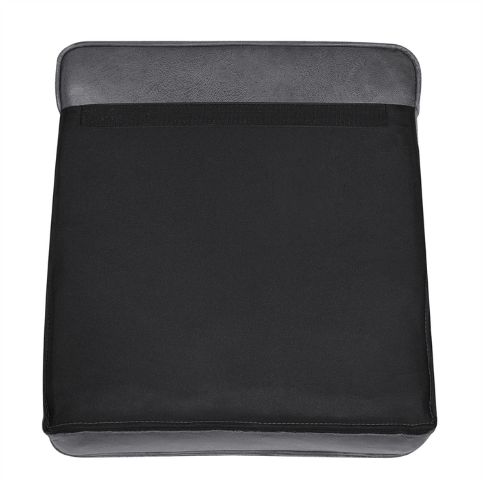 Divano grigio 2 posti in Similpelle gambe in legno classico soggiorno