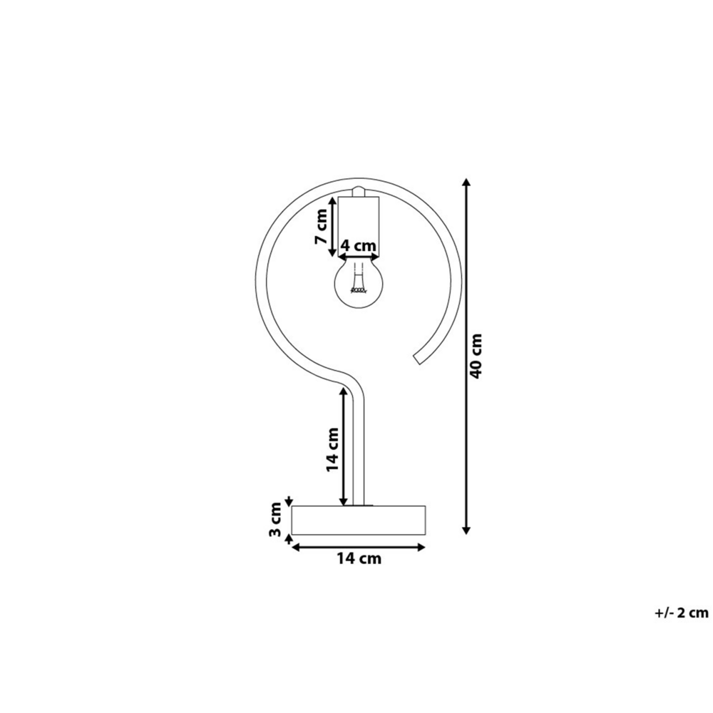 Lampada da Tavolo Colore Ottone Metallo Base Cemento Industriale