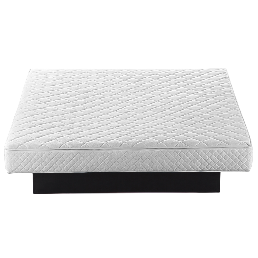 Set letto ad acqua con materasso 180 x 200 cm 2 scaldaletto coprimaterasso e struttura in schiuma
