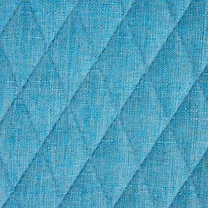 Set di 2 sedie da pranzo con rivestimento in tessuto blu stile eclettico glamour