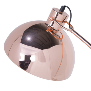 Lampada da Terra Colore Rame Metallo 155 cm Paralume Orientabile Industriale