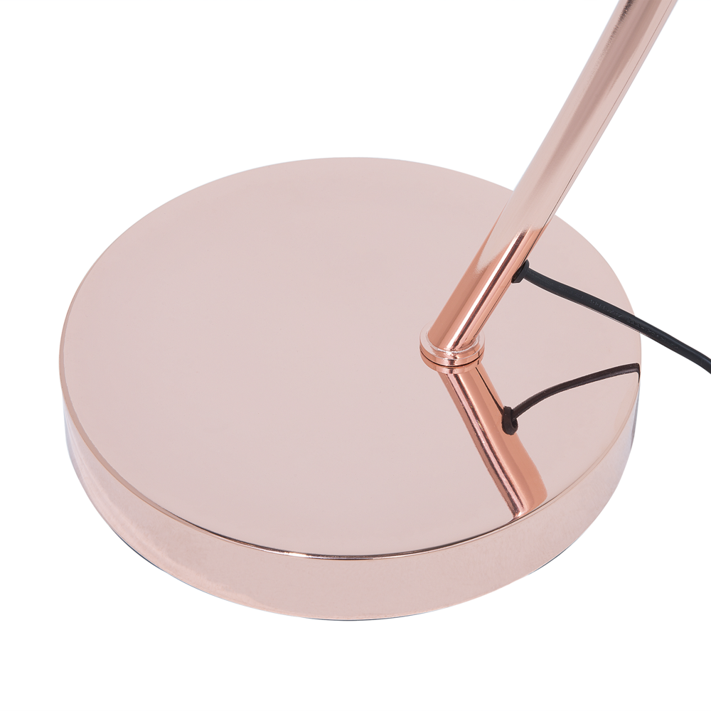 Lampada da Terra Colore Rame Metallo 155 cm Paralume Orientabile Industriale