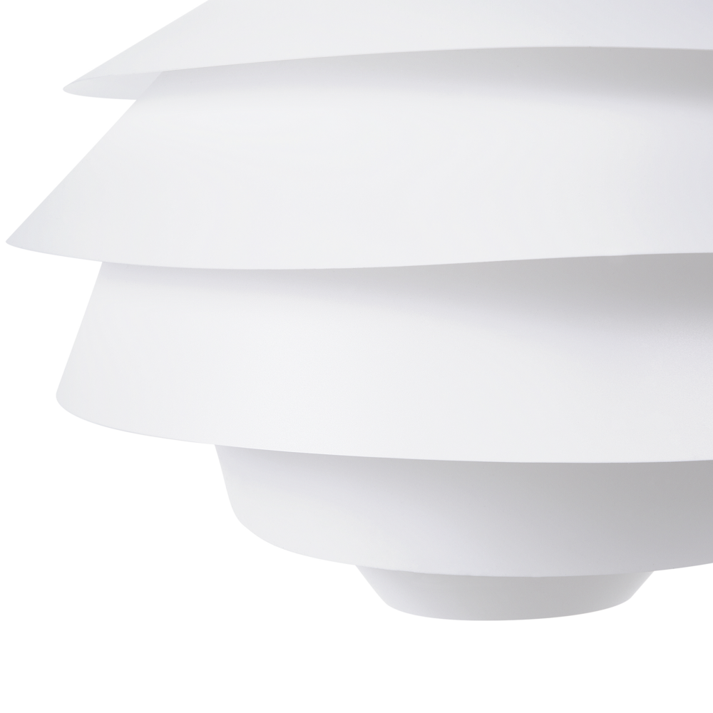 Lampada a Sospensione in Plastica Bianca a Forma di Globo Decorativa Moderna