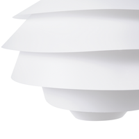 Lampada a Sospensione in Plastica Bianca a Forma di Globo Decorativa Moderna