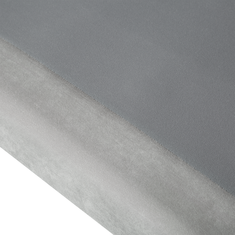 Divano colore grigio chiaro 2 Posti Velluto Gambe In Legno stile Classico e moderno soggiorno