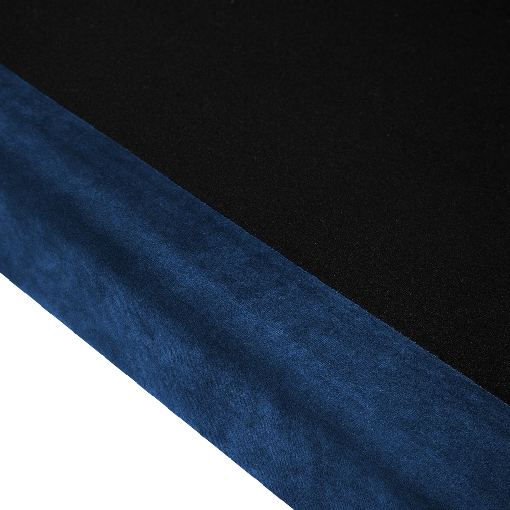 Divano colore Blu 3 Posti Velluto Gambe In Legno stile Classico e moderno soggiorno