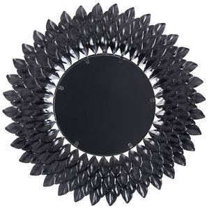 Specchio da parete argento 70 cm rotondo a forma di sole