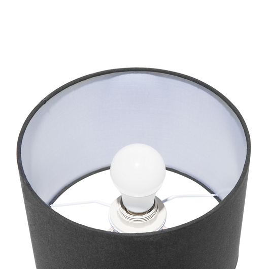 Lampada da Tavolo Paralume Nero Industrial Struttura a gabbia Rame