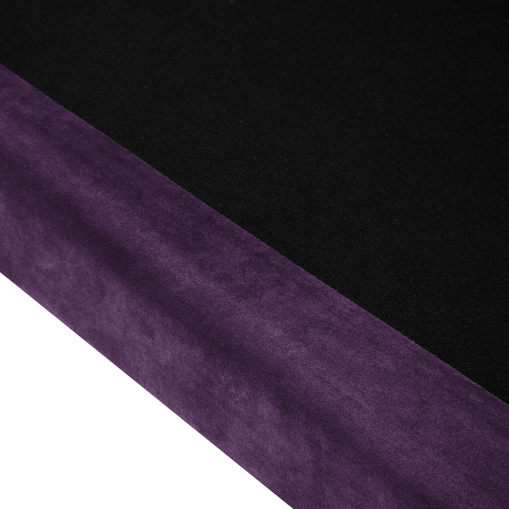 Divano Viola 3 Posti Velluto Gambe In Legno Classico e moderno