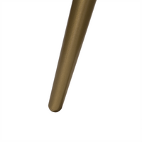 Tavolino Nero Effetto Legno Base dorato Soggiorno stile moderno