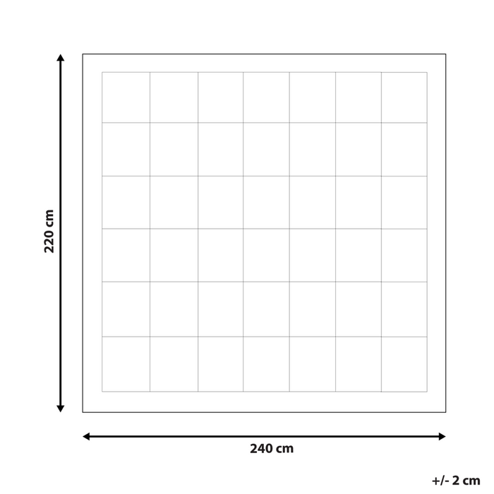 Piumino Imbottitura in microfibra di poliestere 220 x 240 cm per chi soffre di allergie