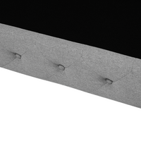 Divano Chesterfield a 2 posti grigio chiaro capitonnè sofà soggiorno