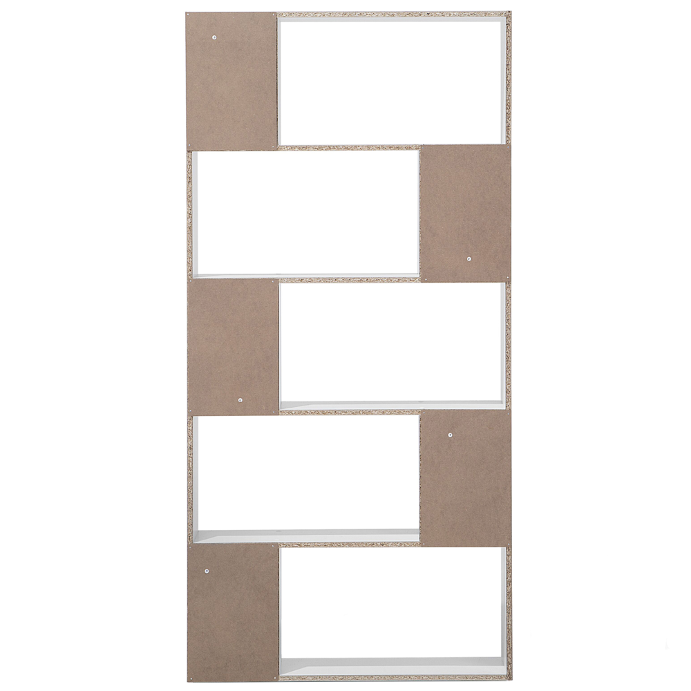 Libreria Bianca 174 x 83 cm Scaffali Grandi e Piccoli Scandinavi