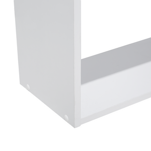 Libreria Bianca 174 x 83 cm Scaffali Grandi e Piccoli Scandinavi