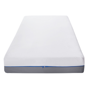 Materasso in memory foam bianco con tessuto grigio matrimoniale 140 x 200 cm medio Firm