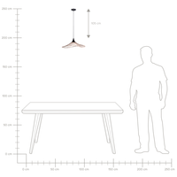 Lampada Color Rame con Paralume in metallo Filo Design Industriale