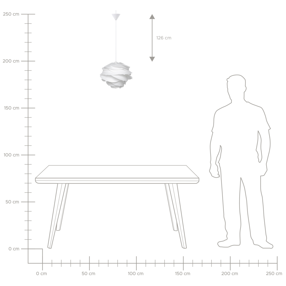 Soffitto a sospensione a 1 luce con paralume floreale bianco
