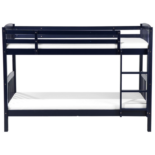 Letto a castello letto doppio in legno di pino blu scuro Single Size 90 x 200 di altezza per bambini cameretta
