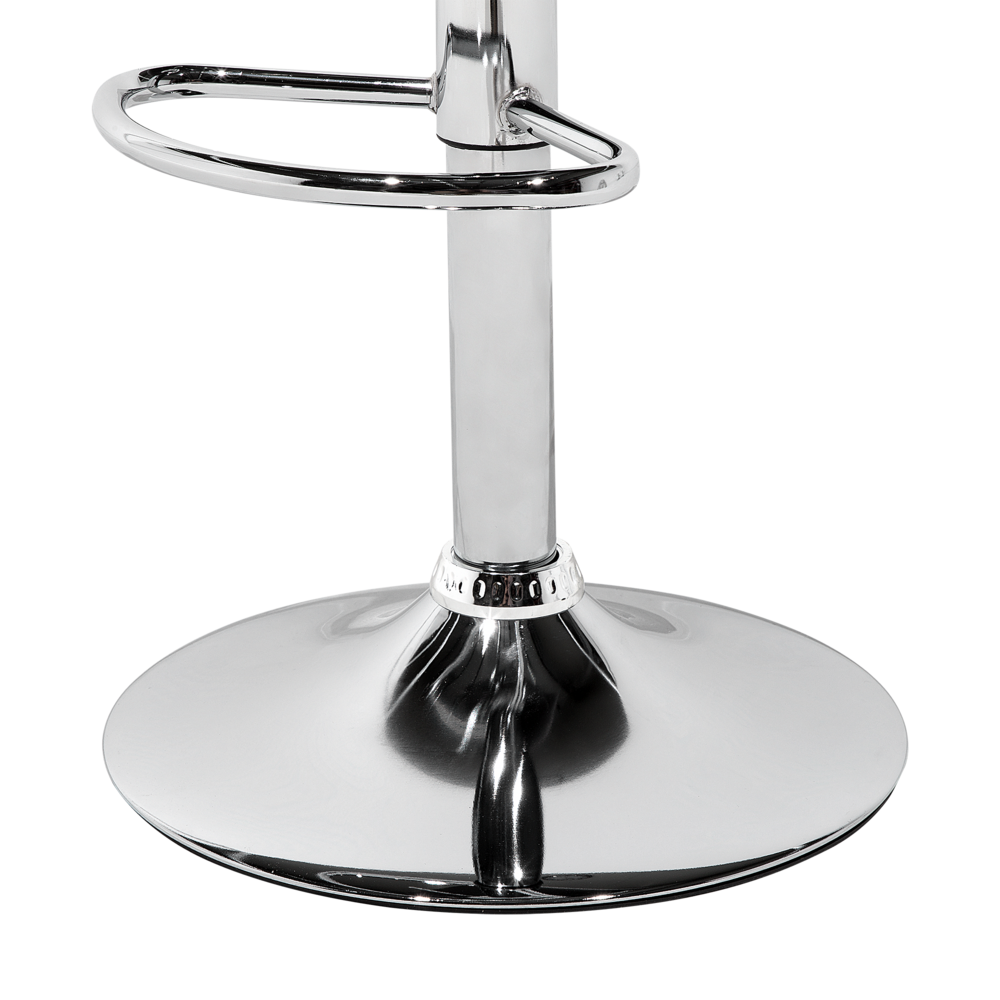 Set di 2 sgabelli da bar in acrilico trasparente girevole a gas regolabile in altezza moderno