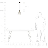 Lampadario Paralume in Metallo Dorato a Forma di Cono a Griglia