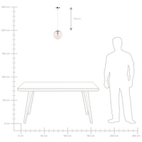 Lampada a Sospensione lampadario a Globo Moderno in Vetro Colorato dorato