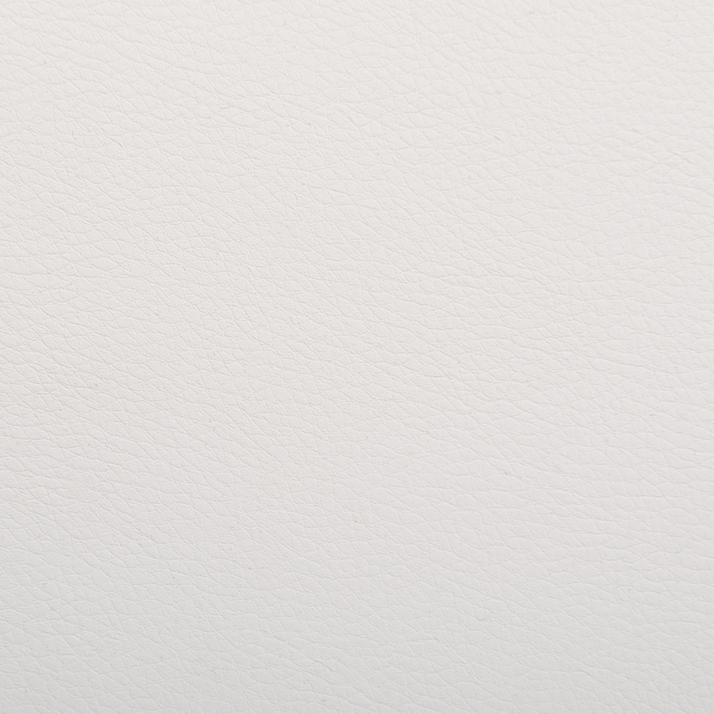 Set di 2 sedie da pranzo Sedile in ecopelle bianca Gambe in legno eleganti